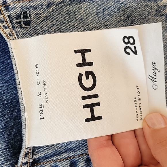 Rag & Bone Maya High Rise  Shorty Short NWT - Picture 12 of 12